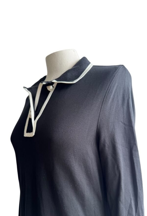 CAROLINA HERRERA - POLO BOTON JOYA BLCK-WHITE - Image 8